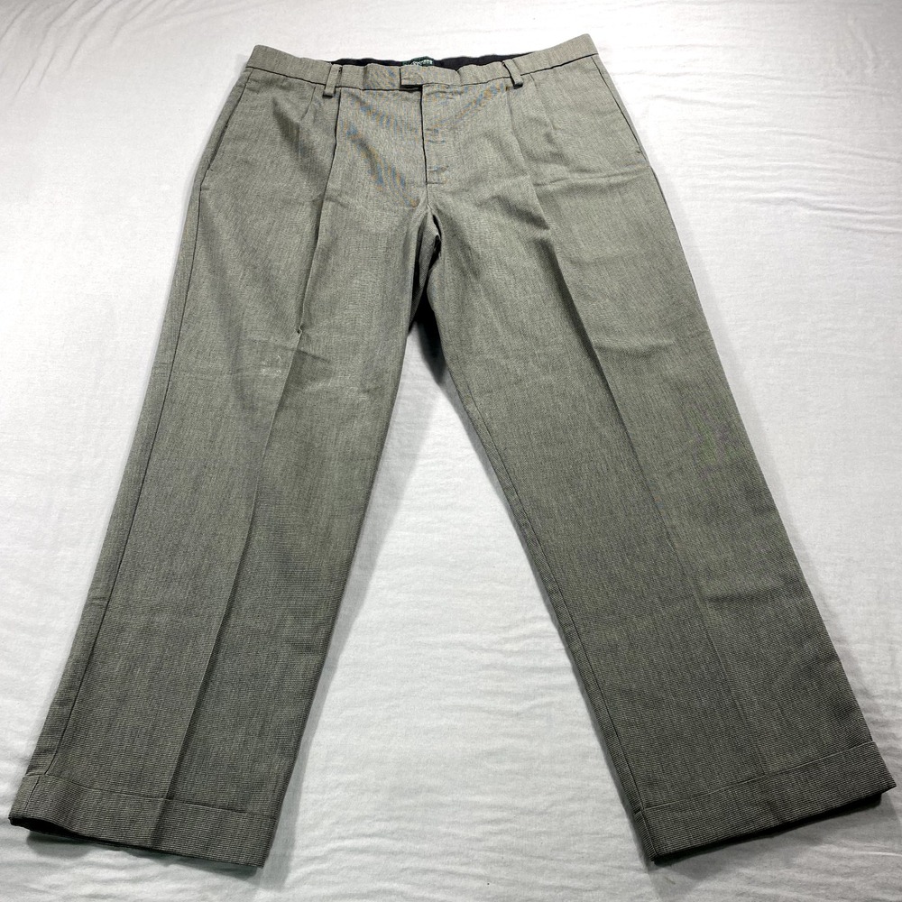 Dockers Recode Pants Mens 40x30 Gray Classic Straight Chino Casual Dress Pleated